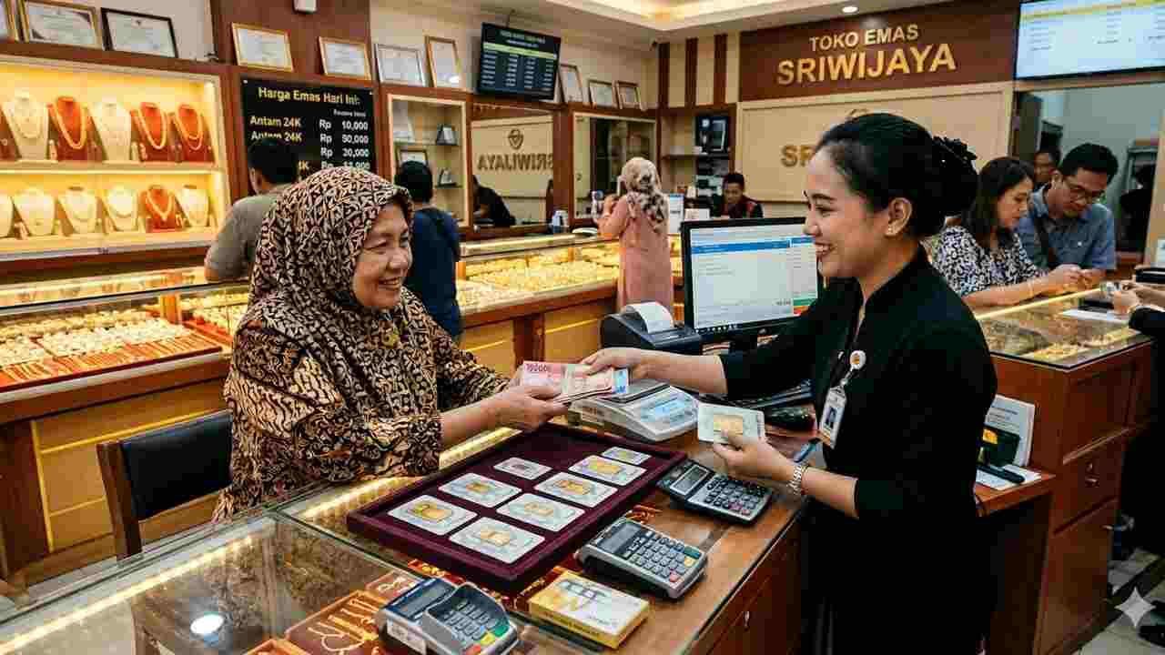 Harga Emas Pegadaian Melonjak, Antam Tembus Rp3 Juta per Gram!