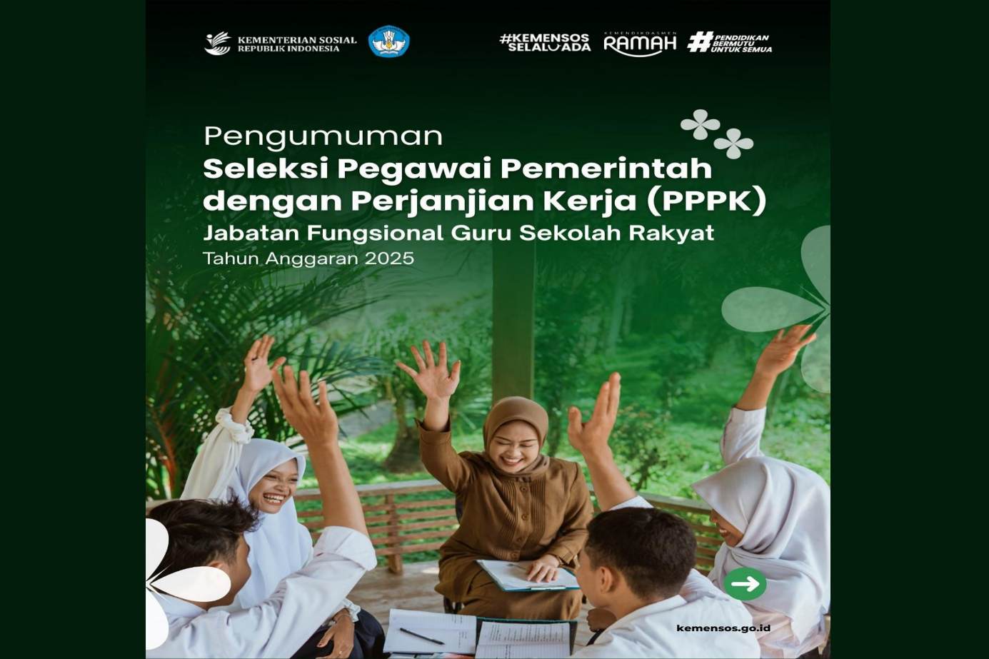Seleksi PPPK Guru Sekolah Rakyat 2025 Telah Dibuka, Ini Persyaratan dan Cara Daftarnya