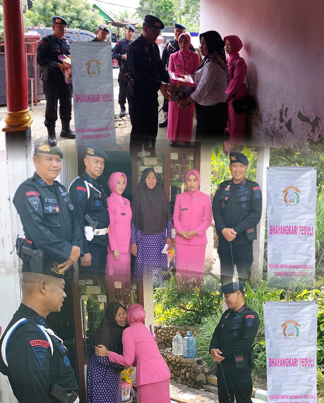 Satbrimob Polda Sumsel Batalyon B Pelopor Gelar Anjangsana Dalam Rangka Menyambut HUT Brimob ke- 78 