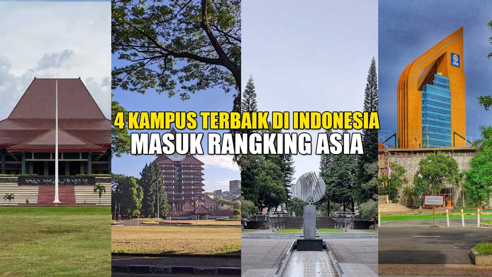 4 Kampus Terbaik di Indonesia yang Masuk Rangking Asia versi QS WUR 2023, Salah Satunya Ada UGM