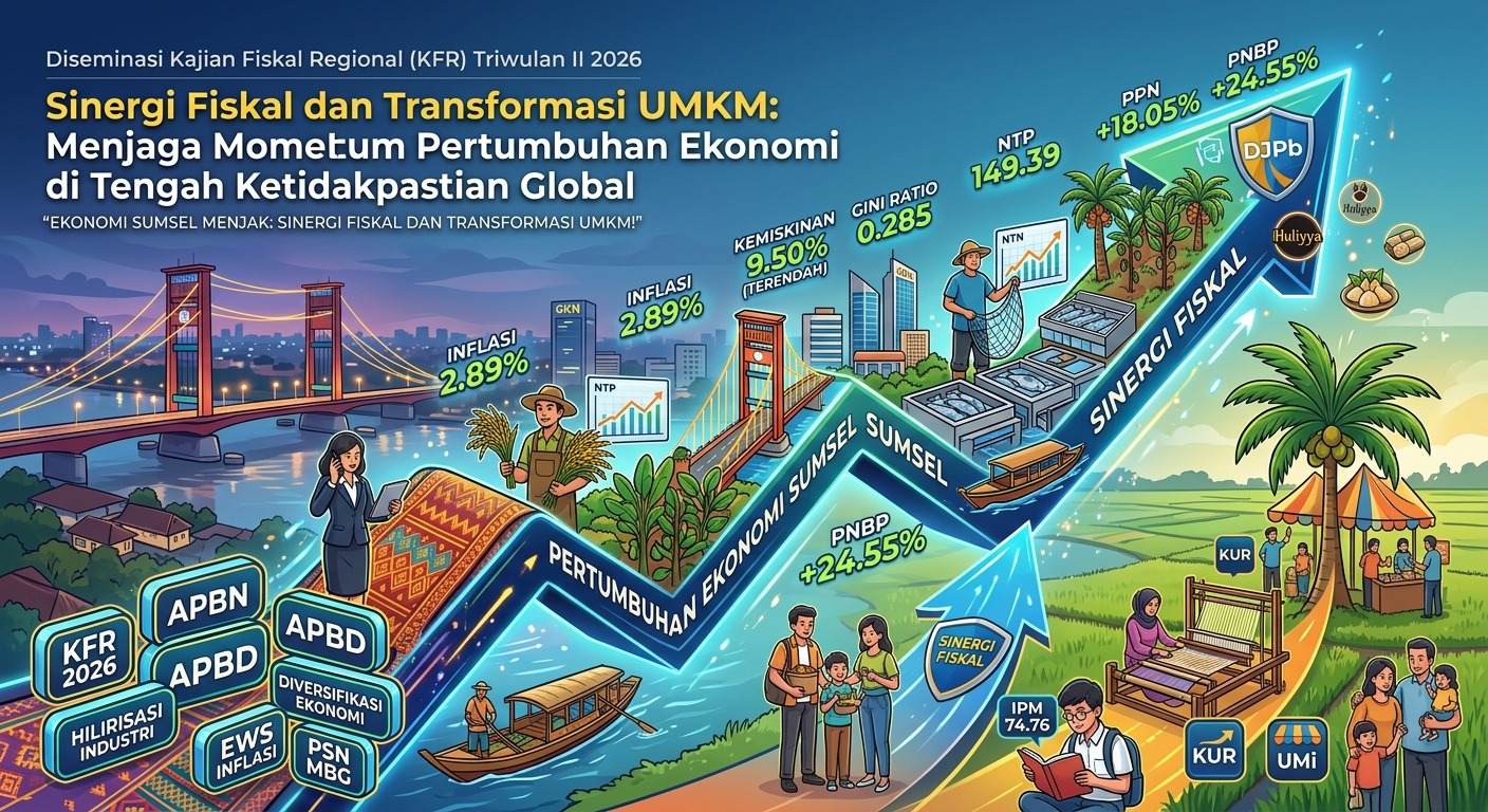 Ekonomi Sumsel Makin Ngebut! Tumbuh 5,20%, UMKM Jadi Mesin Baru di Tengah Ketidakpastian Global