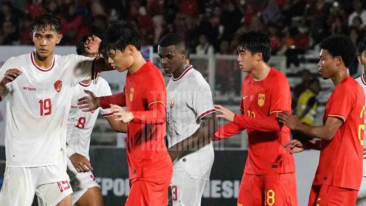 Gol Cantik Ji Da Bin Selamatkan Timnas Indonesia U20 Dari Kekalahan atas China U20 di Leg Kedua 
