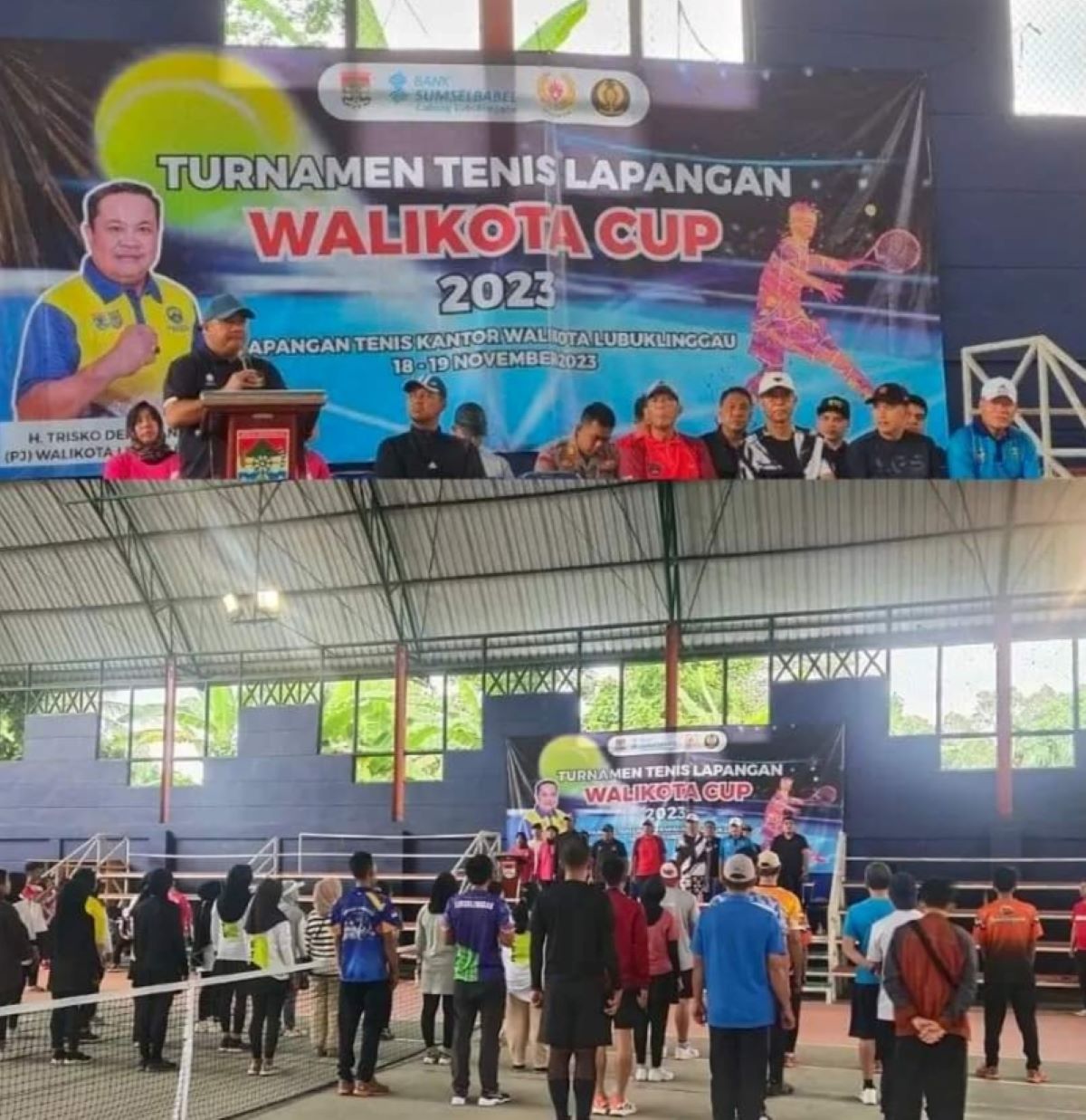 70 Peserta Ikuti Turnamen Tenis Lapangan Wali Kota Cup 2023 , yuk Intip Keseruannya
