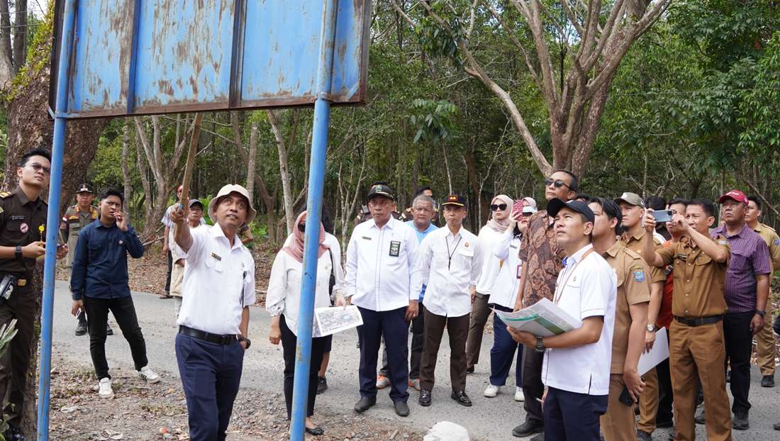 Sidang Lapangan Sengketa Lahan Hutan Kota di Kayuagung, Ini Pesan Kejari OKI