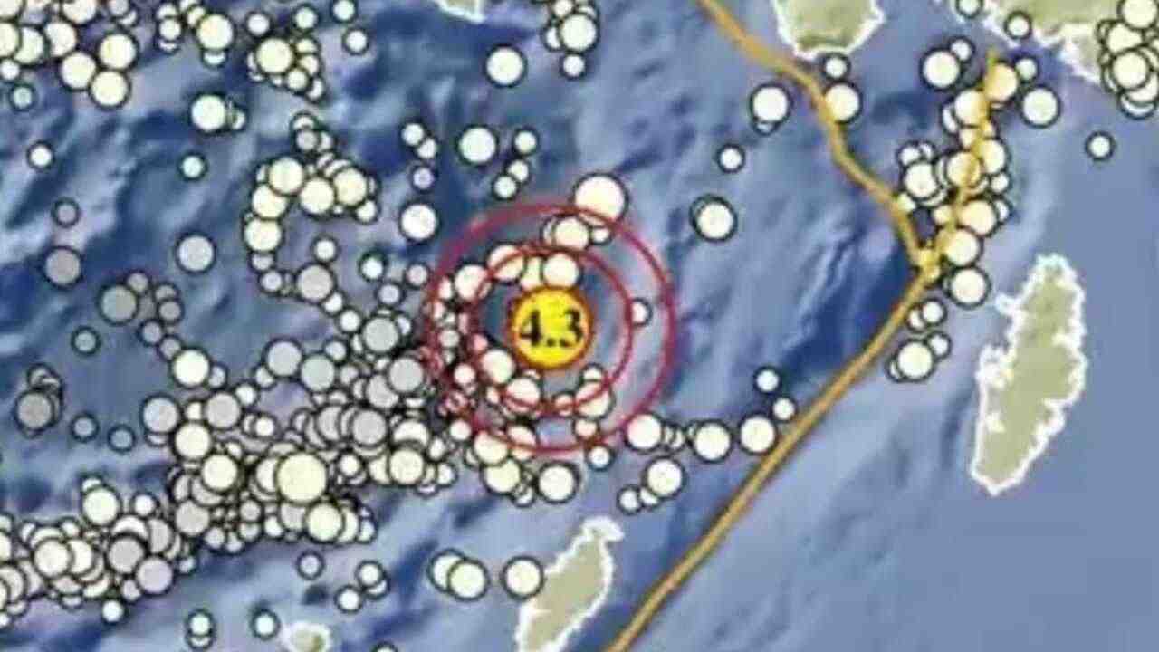 Gempa Magnitudo 4.3 Guncang Maluku Tenggara Pagi Ini, Tak Berpotensi Tsunami