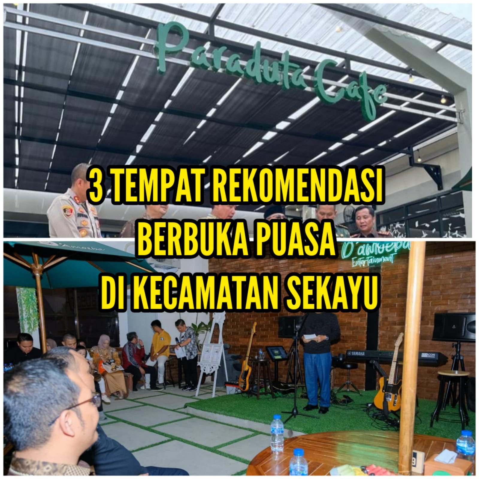 3 Tempat Rekomendasi Berbuka Puasa Bersama di Kecamatan Sekayu, Nomor 1 Mirip Jimbaran Bali!