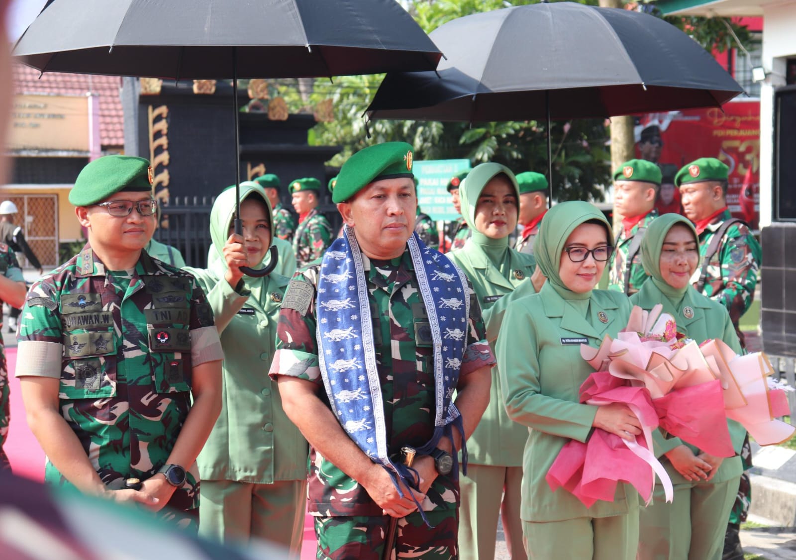 Sambangi Kodim 0402/OKI-OI, Danrem 044/Gapo Tekankan Disiplin dan Profesionalisme Prajurit