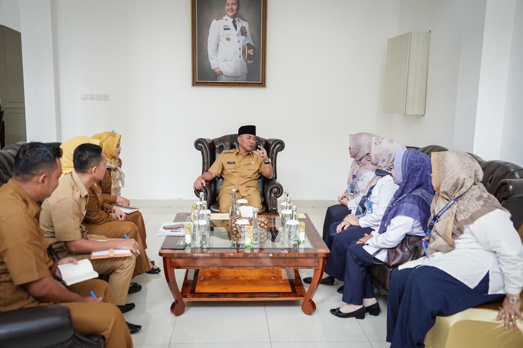 Terima Audiensi Jajaran Lembaga Penyiaran Publik RRI Palembang, Pj Bupati Muba Bilang Begini