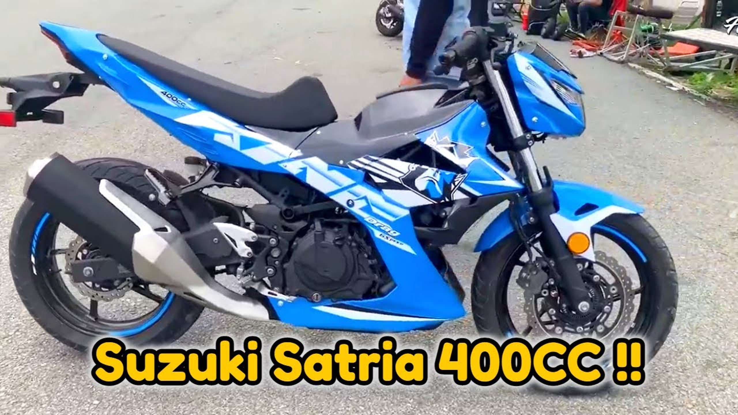 Heboh! Suzuki Satria FU 400cc Pakai 2 Silinder Meluncur di Indonesia, Benarkah?
