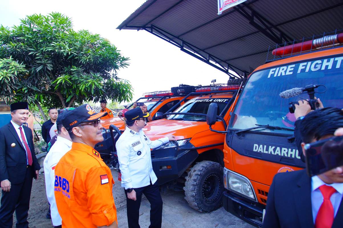 Kunjungi Muba, Pj Gubernur Sumsel Tinjau Posko Kesiapsiagaan Bencana