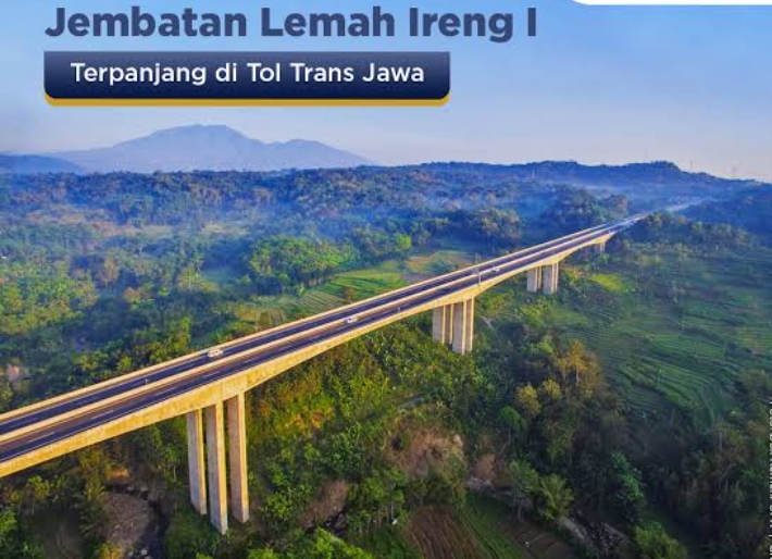 Terpanjang di Trans Jawa, Jembatan Tol Ini Membentang di Sepanjang 879 Meter, Lokasinya Disini
