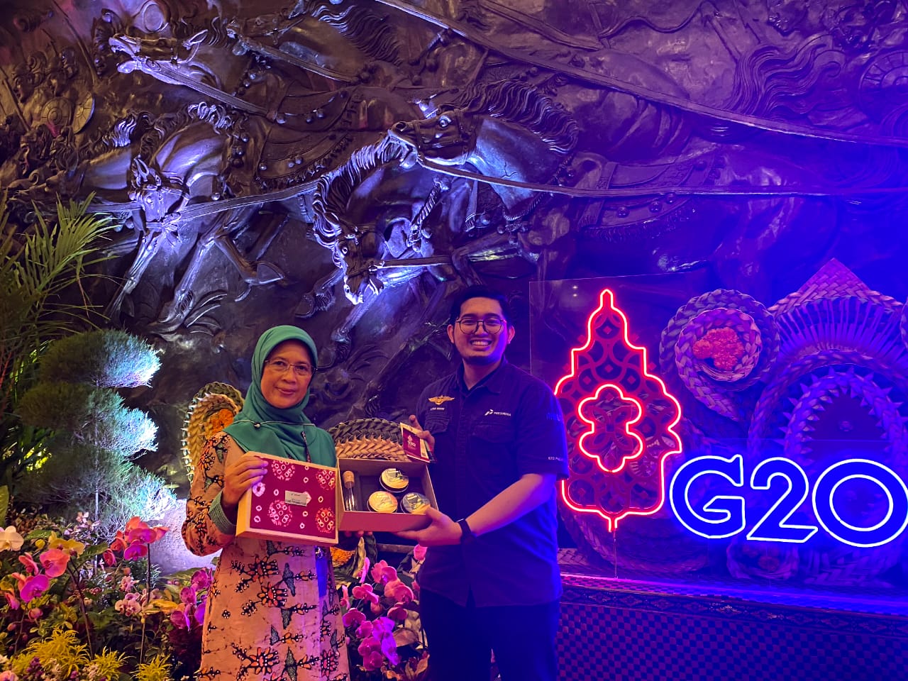 Legacy Kilang Pertamina Plaju, Produk Teh Herbal Binaan Jadi Souvenir G20 di Bali