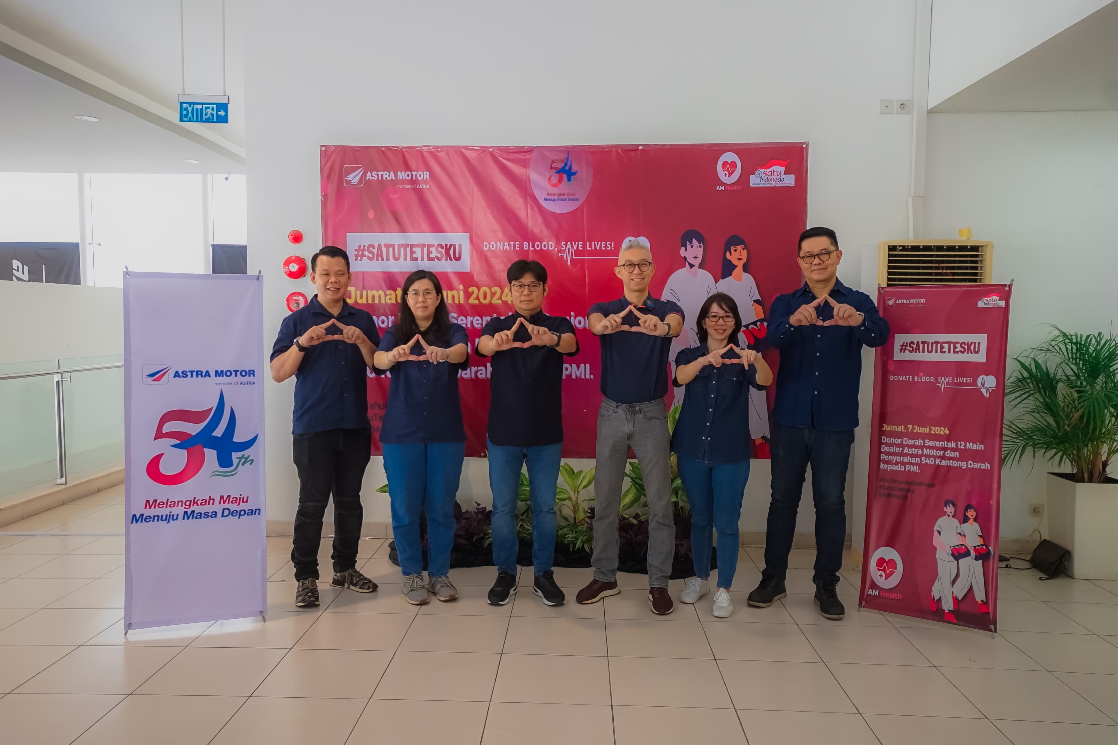 Rayakan HUT Ke-54 Tahun, Astra Motor Gerakkan Aksi Donor Darah Serentak Seluruh Indonesia