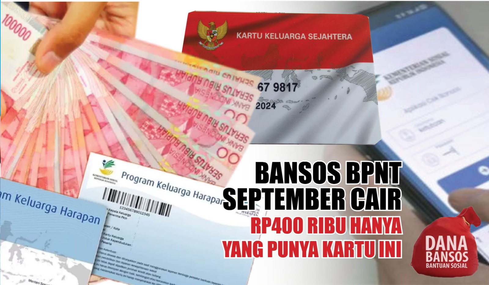 SIAP-SIAP, Bansos BPNT September Cair Rp400 Ribu Hanya yang Punya Kartu Ini 