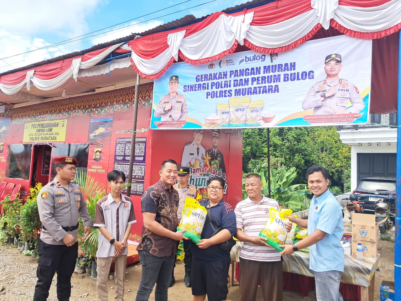 Perum Bulog dan Polres Muratara Gelar Gerakan Pangan Murah, Ini Tujuannya