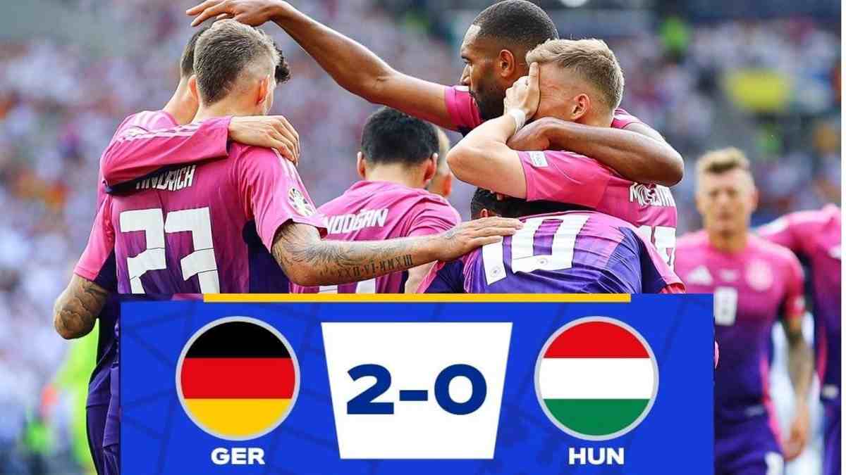 Hasil Pertandingan Grup A Euro 2024: Jerman vs Hungaria, Menang 2:0, Die Mannschaft Kunci Tiket Ke 16 Besar 