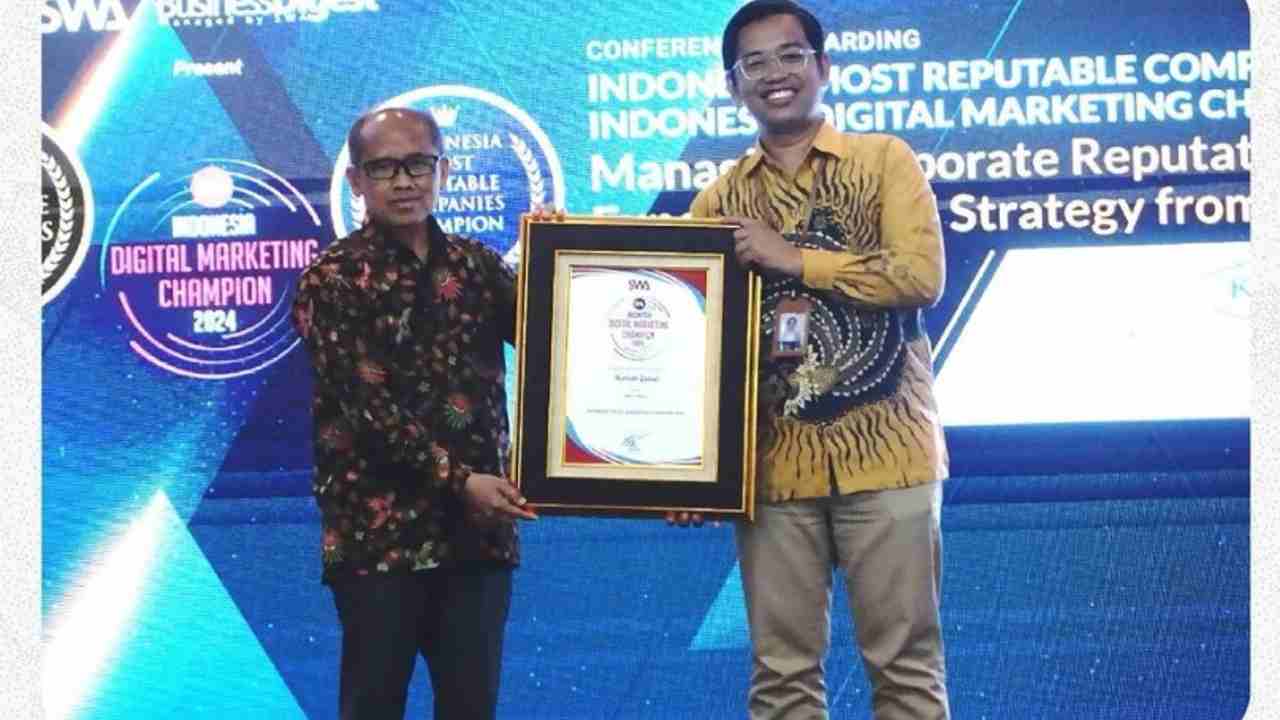 Rumah Zakat Raih Apresiasi Indonesia Digital Marketing Champions 2024, Ini Penilaiannya