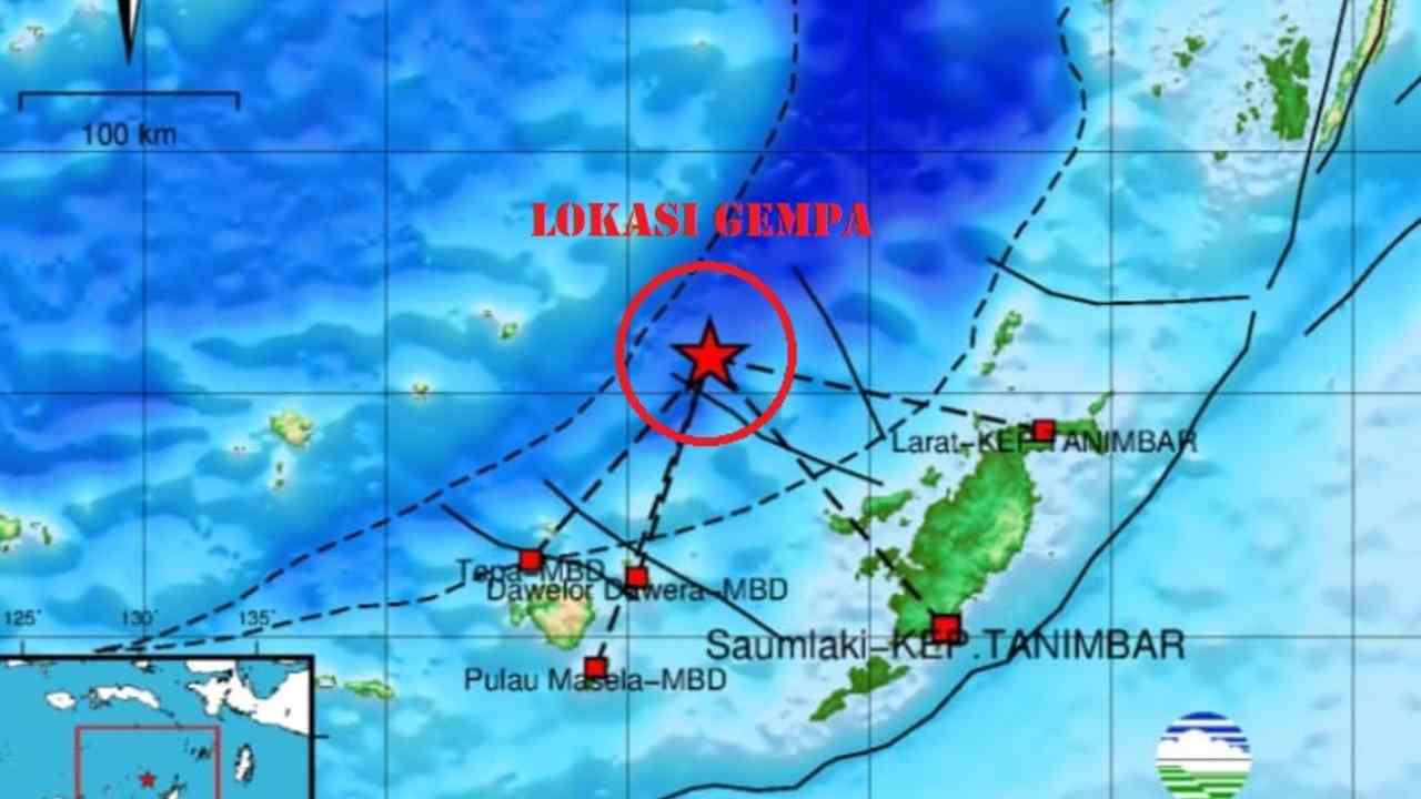 Gempa 5.6 Magnitudo Guncang Maluku Barat Daya, Cek Update Pusat Gempa Regional IX Ambon 