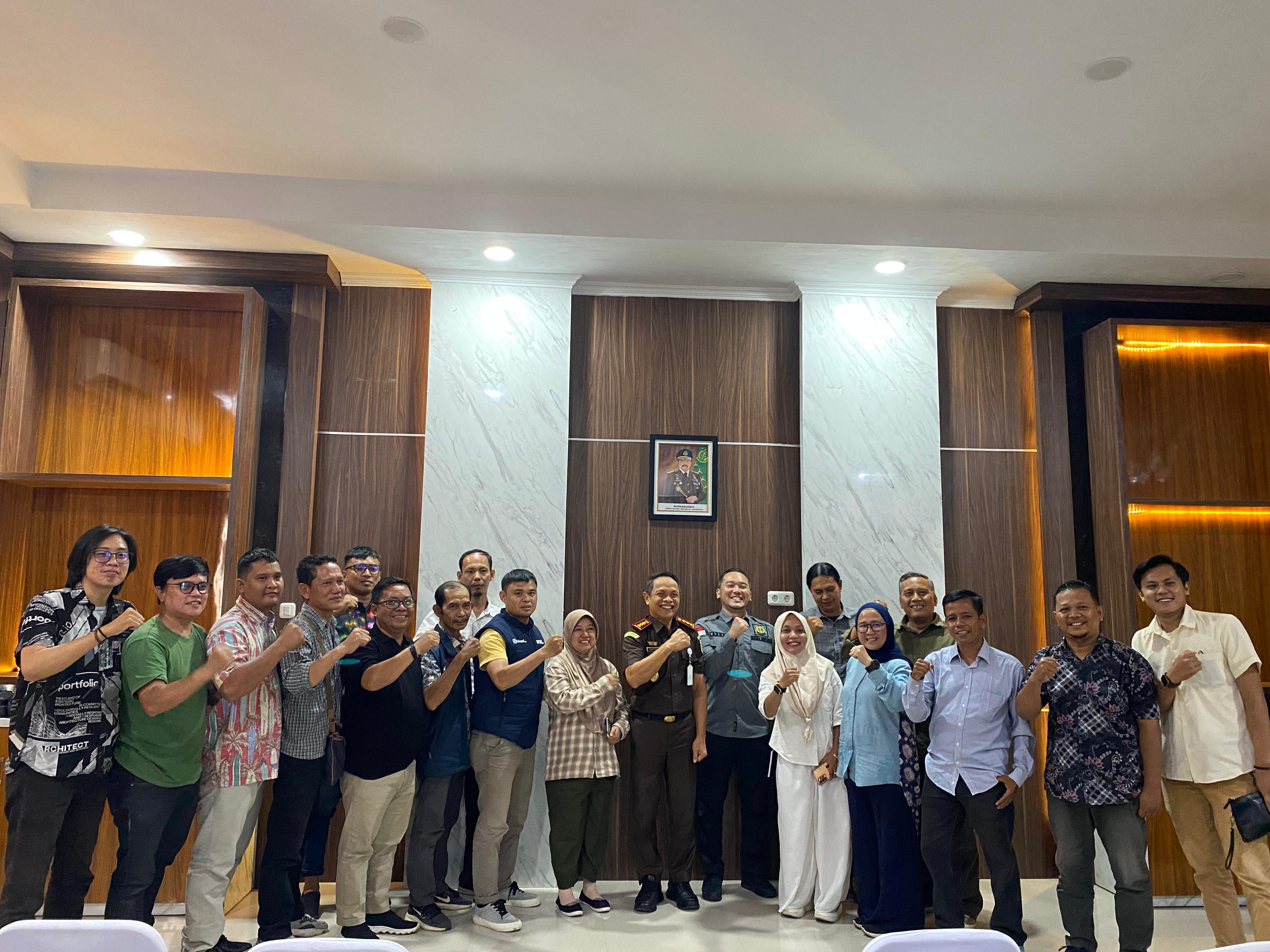 Kompak! Jurnalis Media Center Siap Dukung Kejari Lubuk Linggau Dalam Penegakan Hukum 