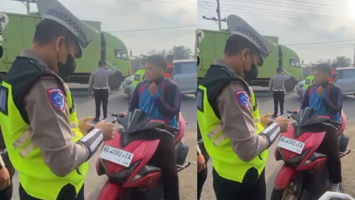 Tak Ada Lagi Tilang Manual, Satlantas Polres Ogan Ilir Kini Terapkan ETLE Handheld Secara Digital