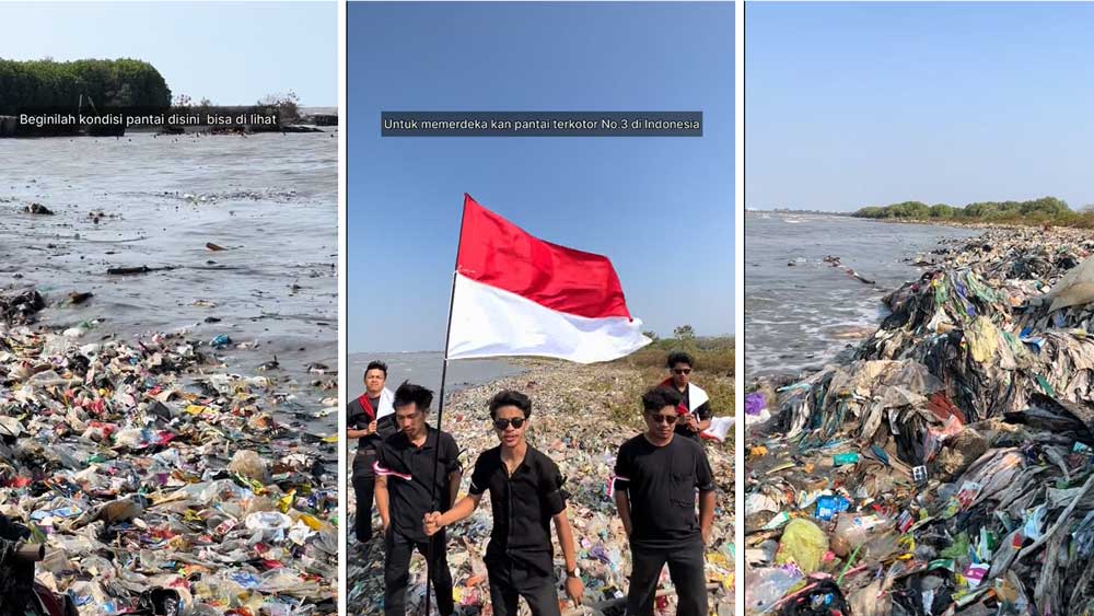 Cirebon Pantai Terkotor Nomor 3 di Indonesia, Pandawara Ajak 'Memerdekaan' Pantai Kesenden di Hari Kemerdekaan