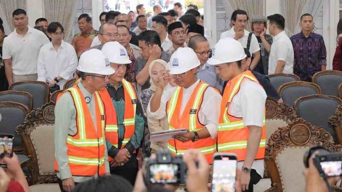 Ratu Dewa Resmikan Pembangunan Rumah Rakyat Kota Palembang, Renovasi Rumah Dinas Walikota Palembang 