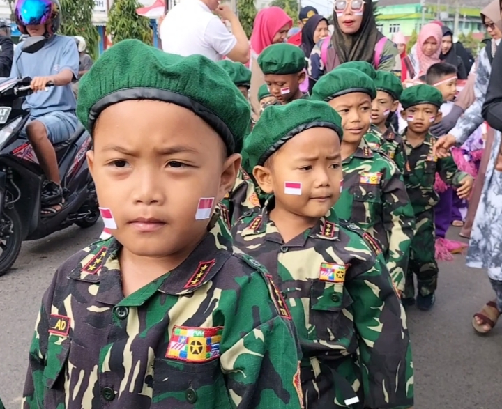 Tanamkan Jiwa Cinta NKRI Sejak Dini Lewat Lomba Gerak Jalan