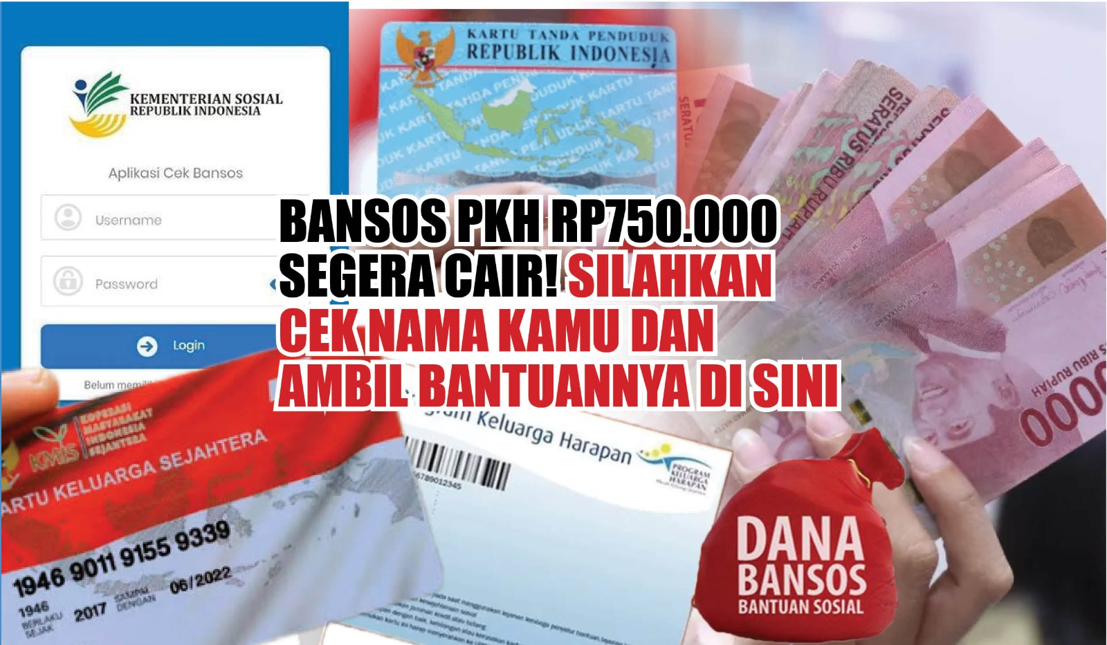 Bansos PKH Rp750.000 Segera Cair! Silahkan Cek Nama Kamu dan Ambil Bantuannya di Sini