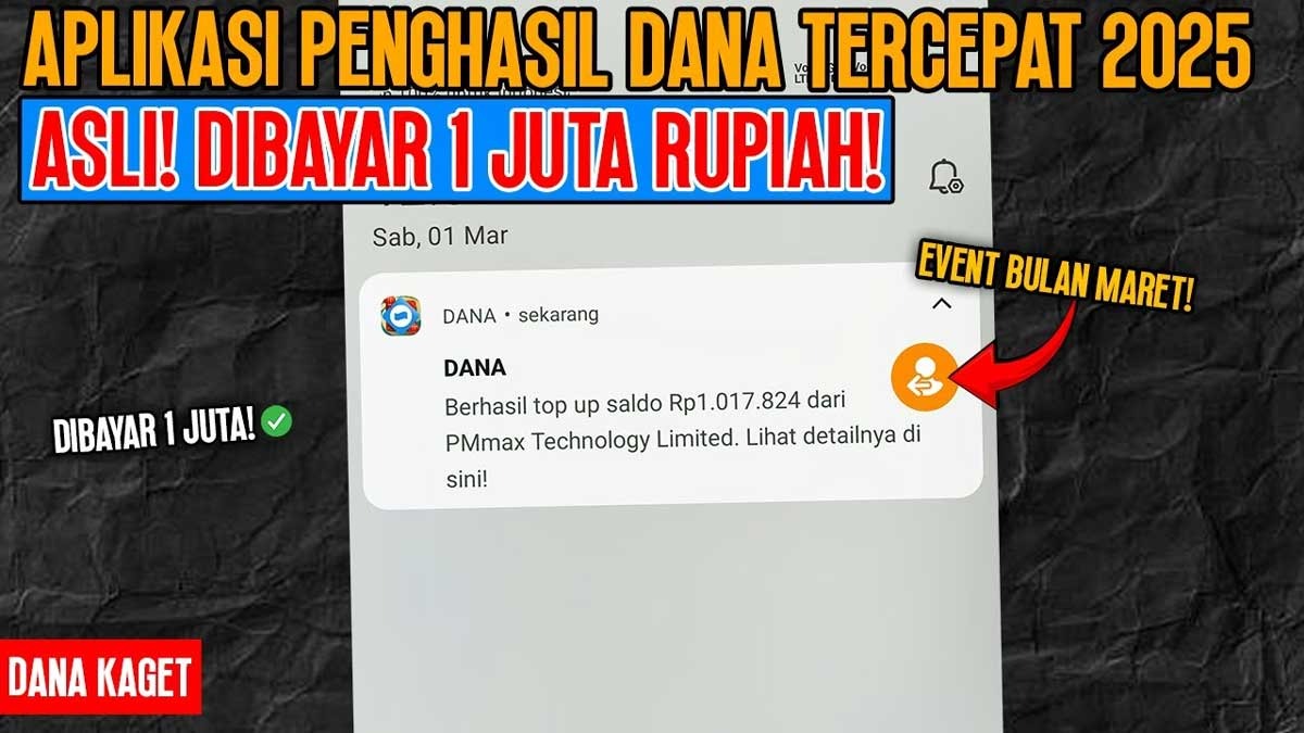 Cuma Biarkan HP Dapat Saldo DANA Rp48.757 Siap Cair Dalam Sekejap, Coba Sekarang! 