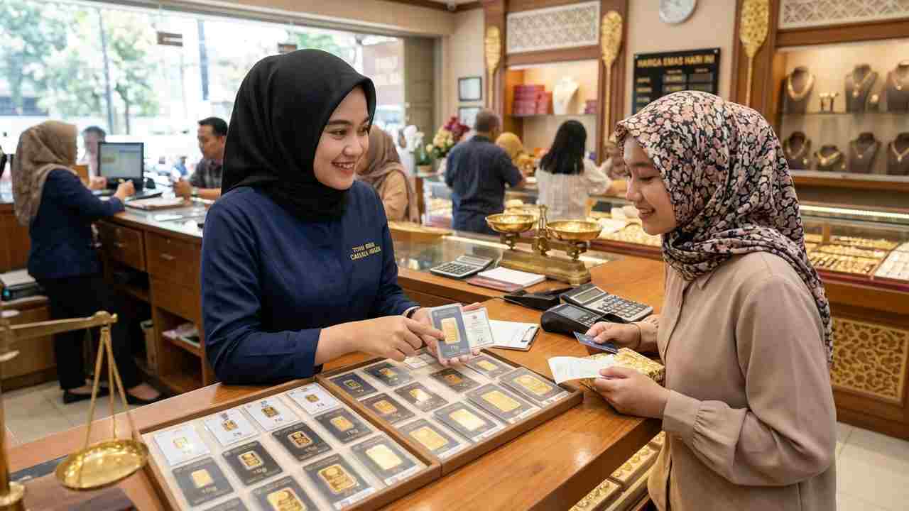 Cek Harga Emas Pegadaian Hari Ini, Antam 1 Gram Rp2,65 Juta, Galeri24 Rp2,56 Juta