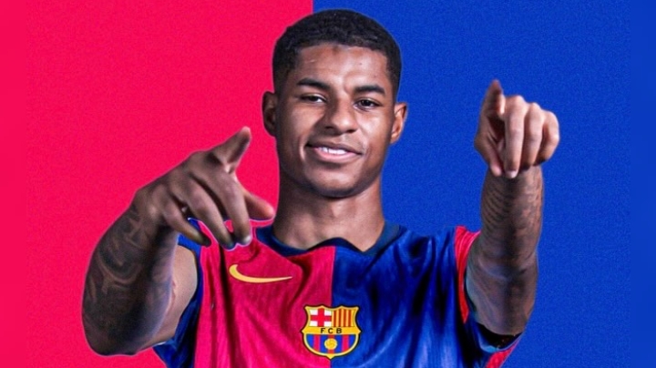 Berapa Nomor Punggung Marcus Rashford di Barcelona?