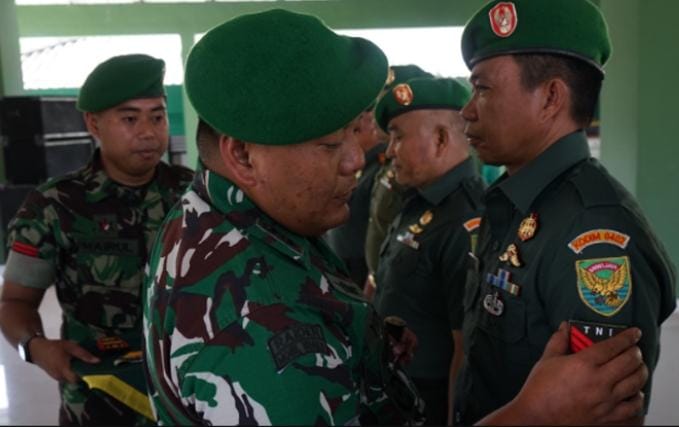SELAMAT! 63 Personil Kodim 0402/OKI Naik Pangkat