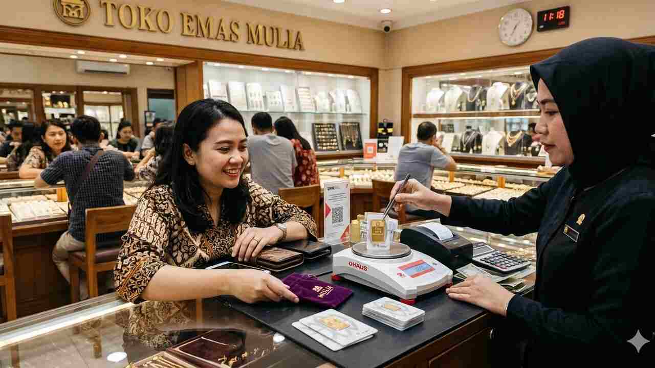 Emas Lagi Turun! Berikut Harga Antam, UBS, dan Galeri24 di Pegadaian Hari Ini