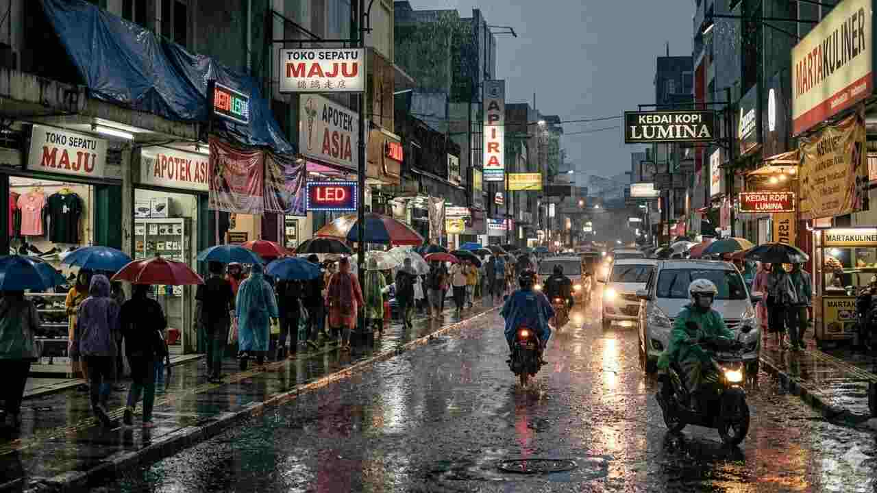 Waspada Cuaca Hari Ini! Hujan Ringan Meluas di Sumsel, Ini Daerah Terdampak