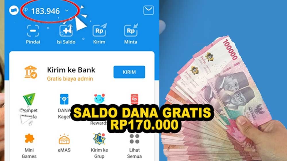  Jangan Ketinggalan! Ada Saldo DANA Gratis Rp170.000 untuk Pengguna Baru