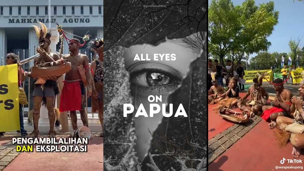 Viral Tagar All Eyes on Papua di Sosmed, Suku Awyu dan Moi Minta Kembalikan Hak Mereka 