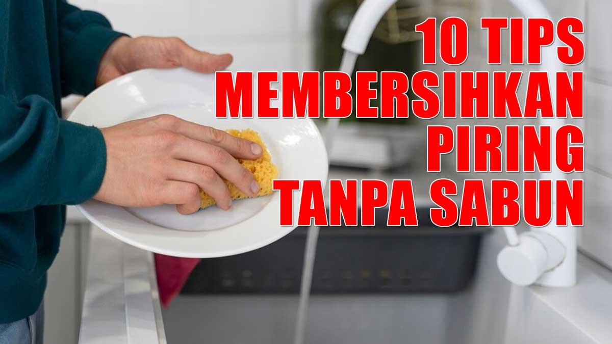 10 Tips Membersihkan Piring Tanpa Sabun, Cukup Pakai Bahan-bahan di Dapur