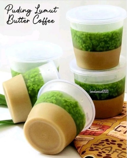 Lezat Bingit! Puding Lumut Butter Coffee Wajib dicoba