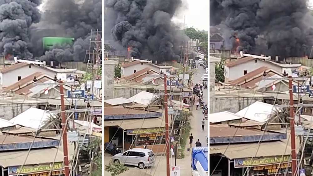 Rugi Rp 80 Juta Imbas Kebakaran Toko Sepatu di Gandus Palembang 