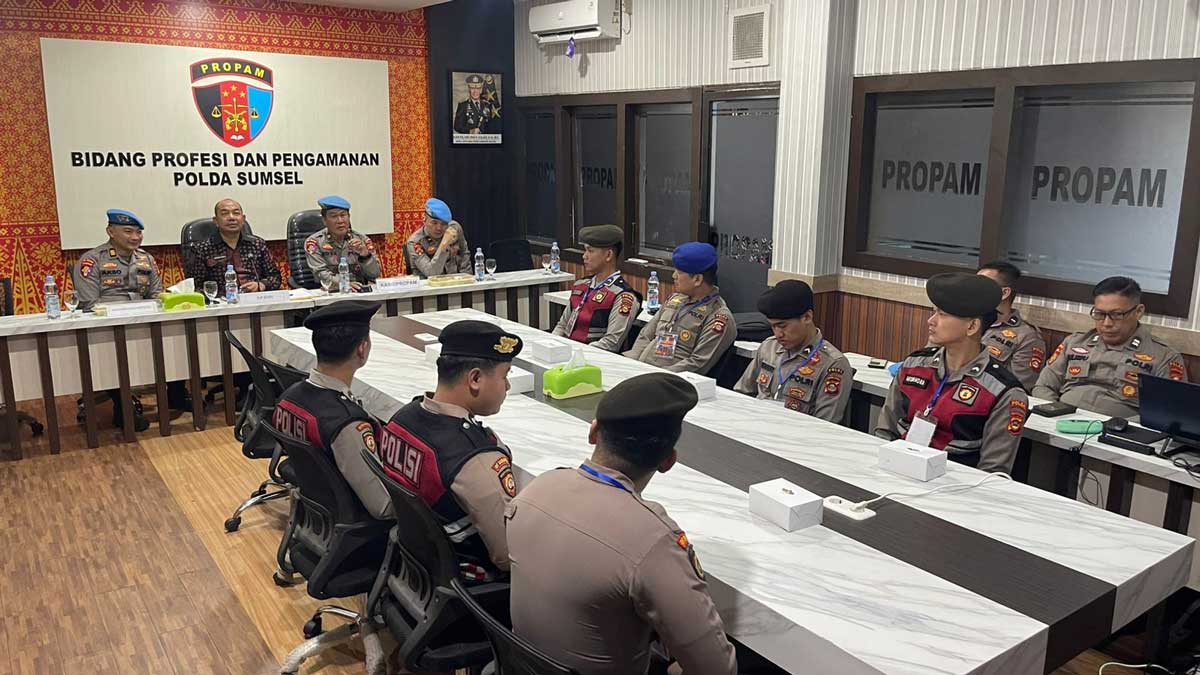 Propam Polda Sumsel 'Bersihkan' Internal, 9 Personel Satker Disanksi dan Jalani Pembinaan Khusus