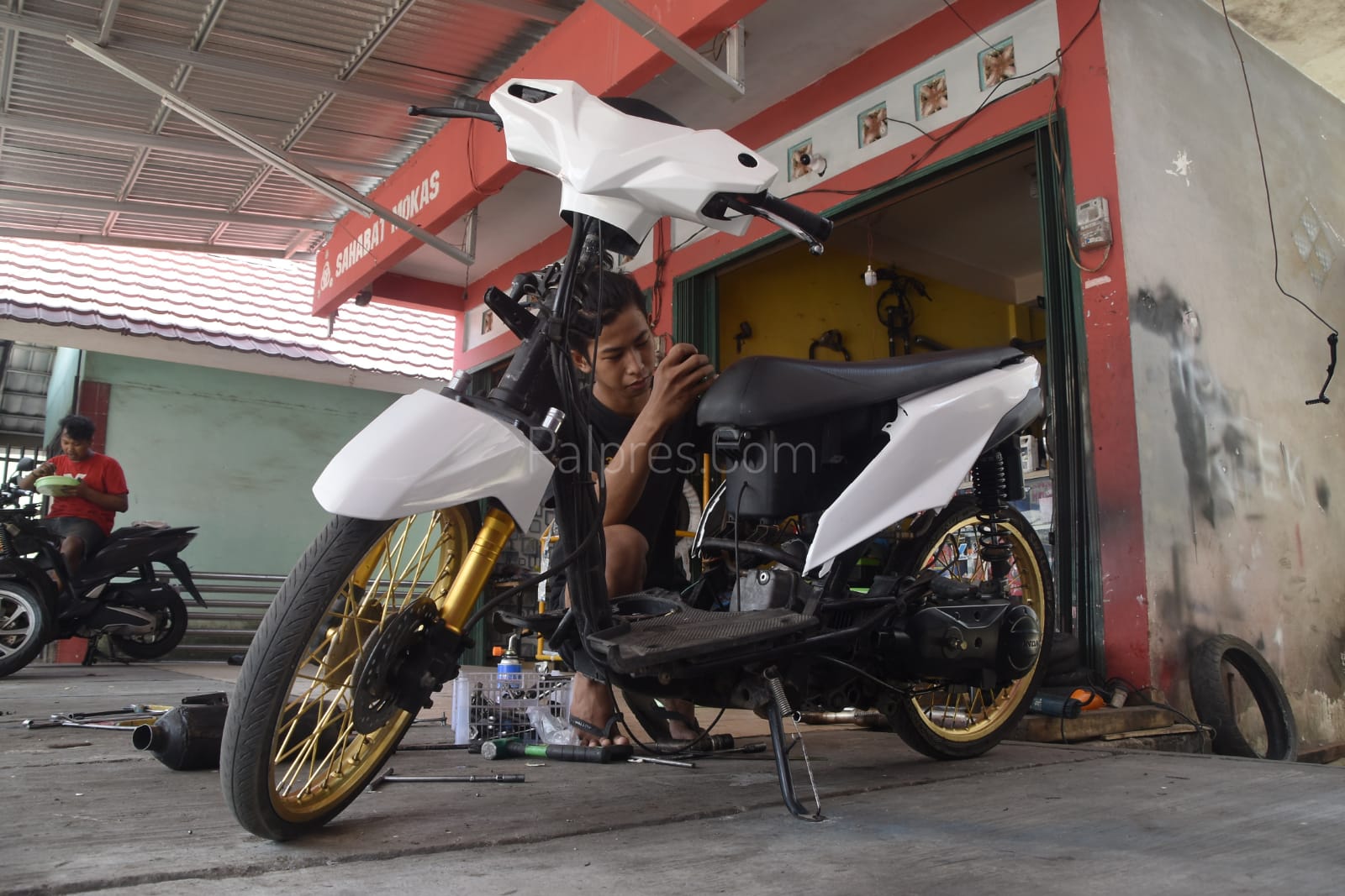 Honda BeAt Adu Kecepatan di Banteng Sriwijaya Drag Race Championship 2022 