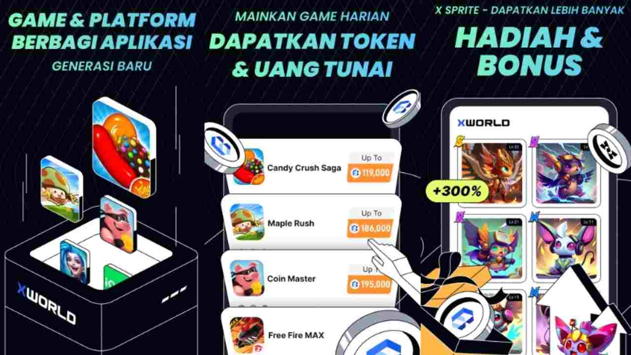 Dulang Cuan Gratis dari Ponsel? Mainkan Aplikasi XWorld, Dijamin Saldo DANA Mengalir 
