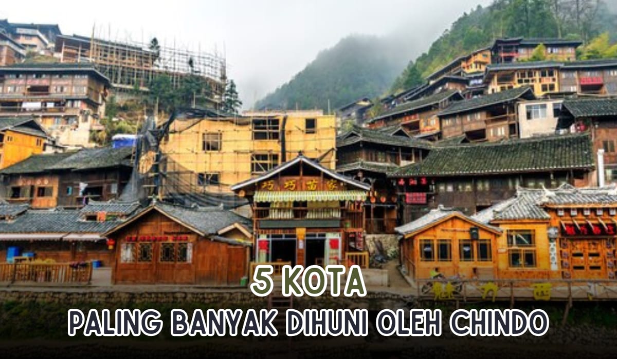 WOW! Ini 5 Kota yang Paling Banyak Dihuni oleh Chindo, Pulau Sumatera Masuk Daftar, Palembang?