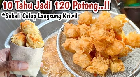 Bisa Banget Jadi Ide Jualan! Ini Resep Tahu Popcorn Super Crispy, Camilan Kaki Lima Rasa Bintang Lima