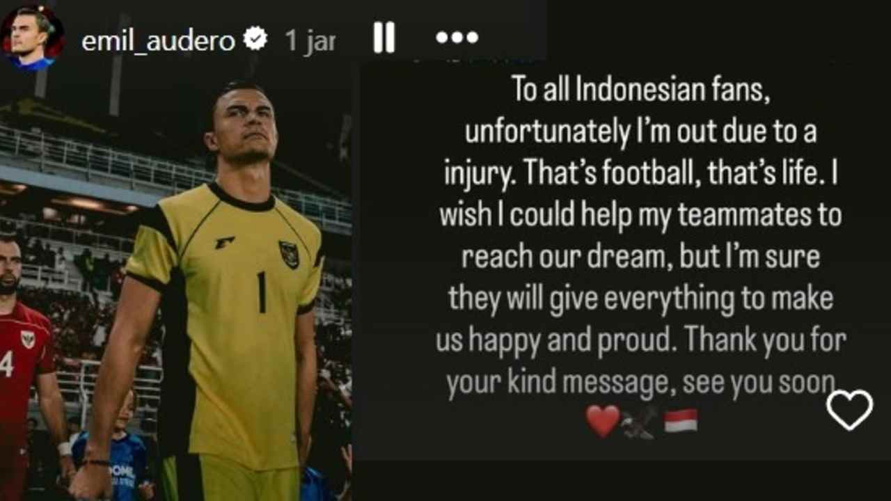 Gagal Perkuat Timnas Indonesia, Emil Audero Kirim Pesan Menyentuh Ini