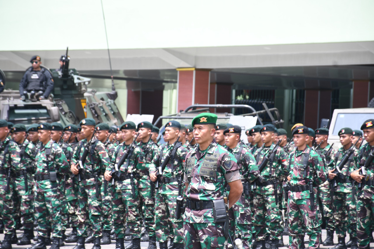 Warga Kodam II/Swj Gelar Apel Bersama