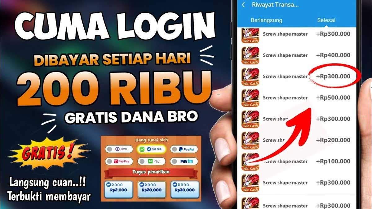 Kumpulkan Saldo DANA Gratis hingga Rp200 Ribu Hari Ini, Begini Caranya