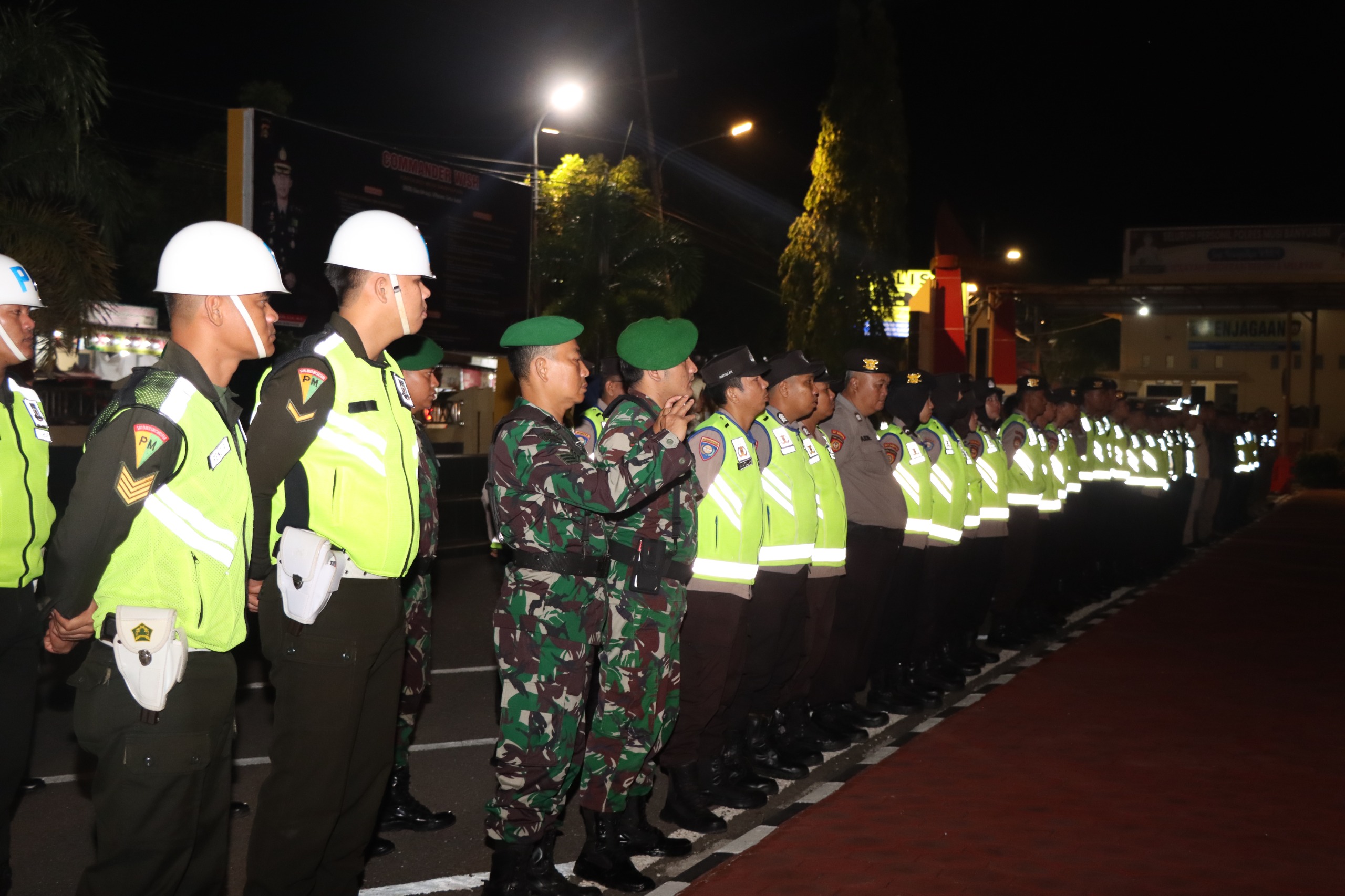 Polres Muba Turunkan 159 Personil Gabungan Pengamanan Malam Natal 2023, Ini Lokasi-Lokasi Pengamannya