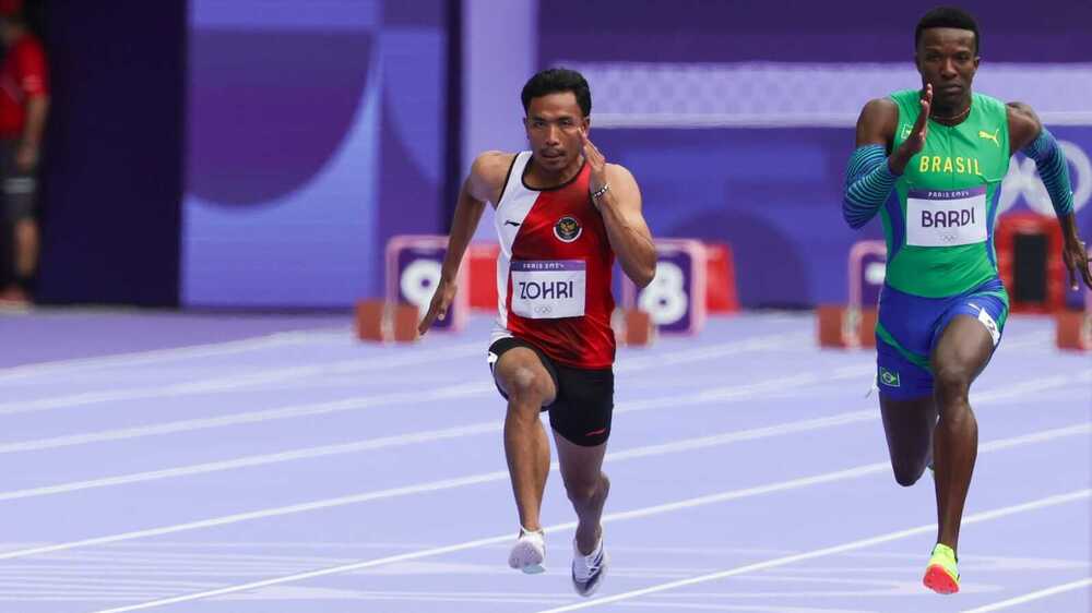 Sprinter Indonesia Terhenti di Babak Pertama Olimpiade 2024 Paris, Lalu Zohri: Saya Sudah Tampil Maksimal