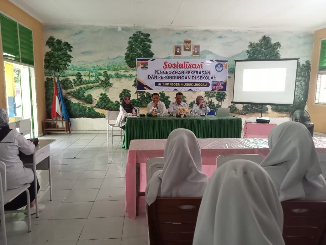SMP Negeri 4 Lubuk Linggau Gelar Sosialisasi Pencegahan Kekerasan dan Bullying 